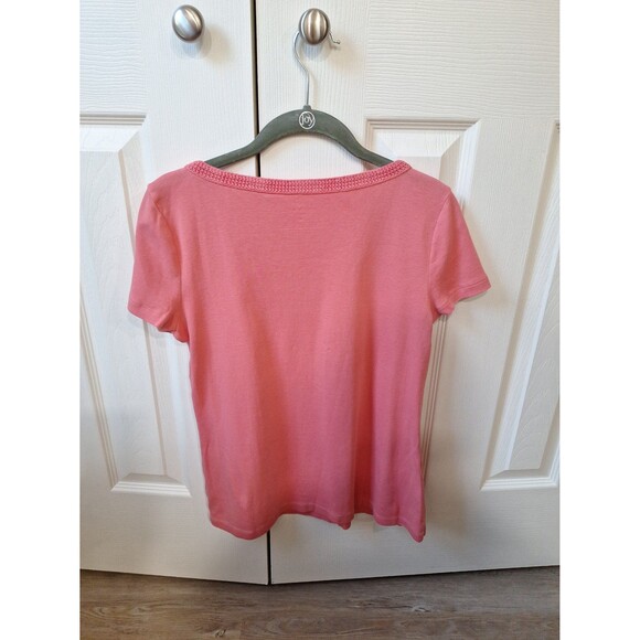 Talbots coral top Size MP - Picture 4 of 8